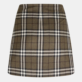 Burb Check Skirt Ld53