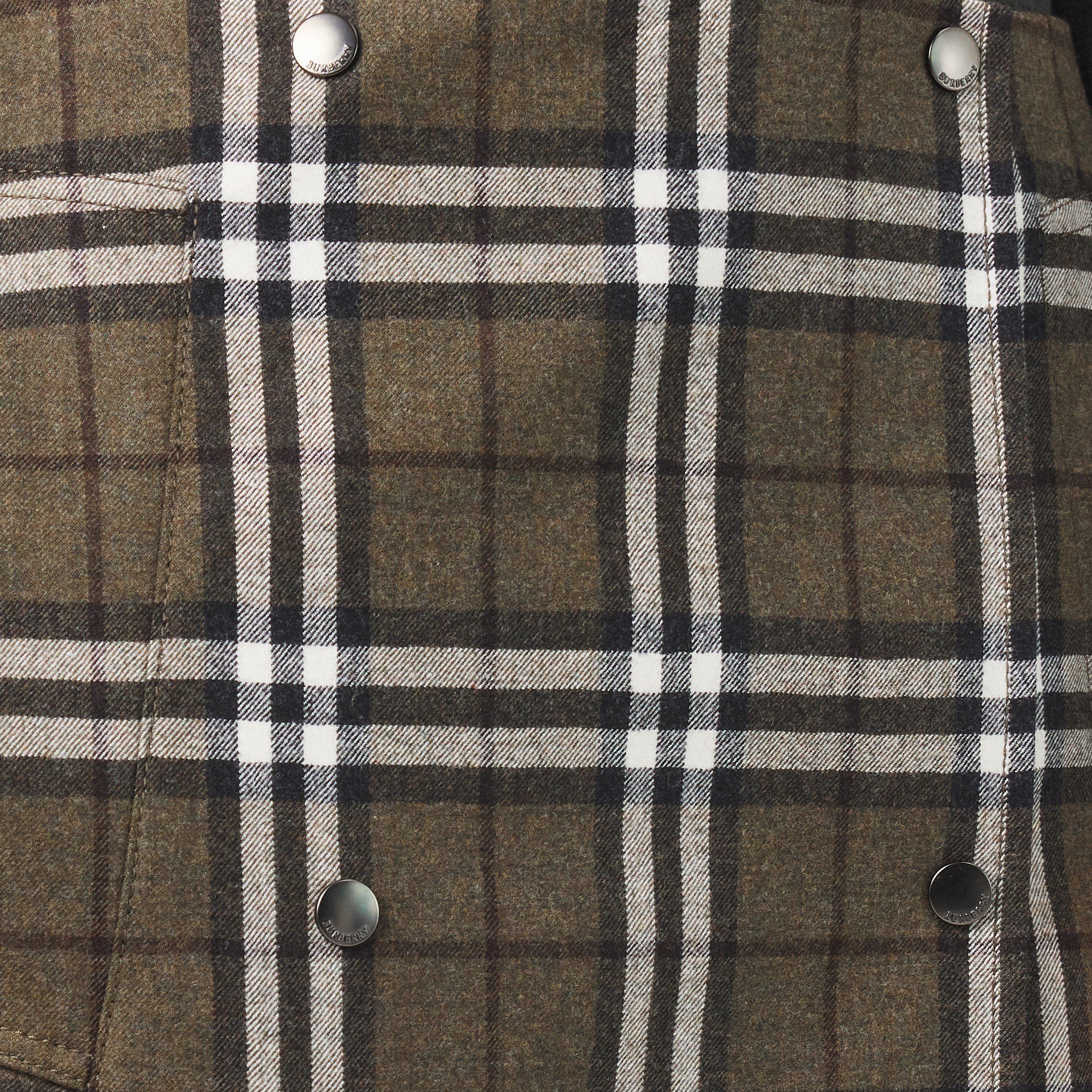 Check Tailored Mini Skirt