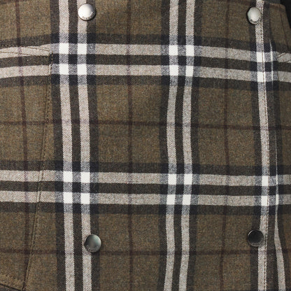 Check Tailored Mini Skirt