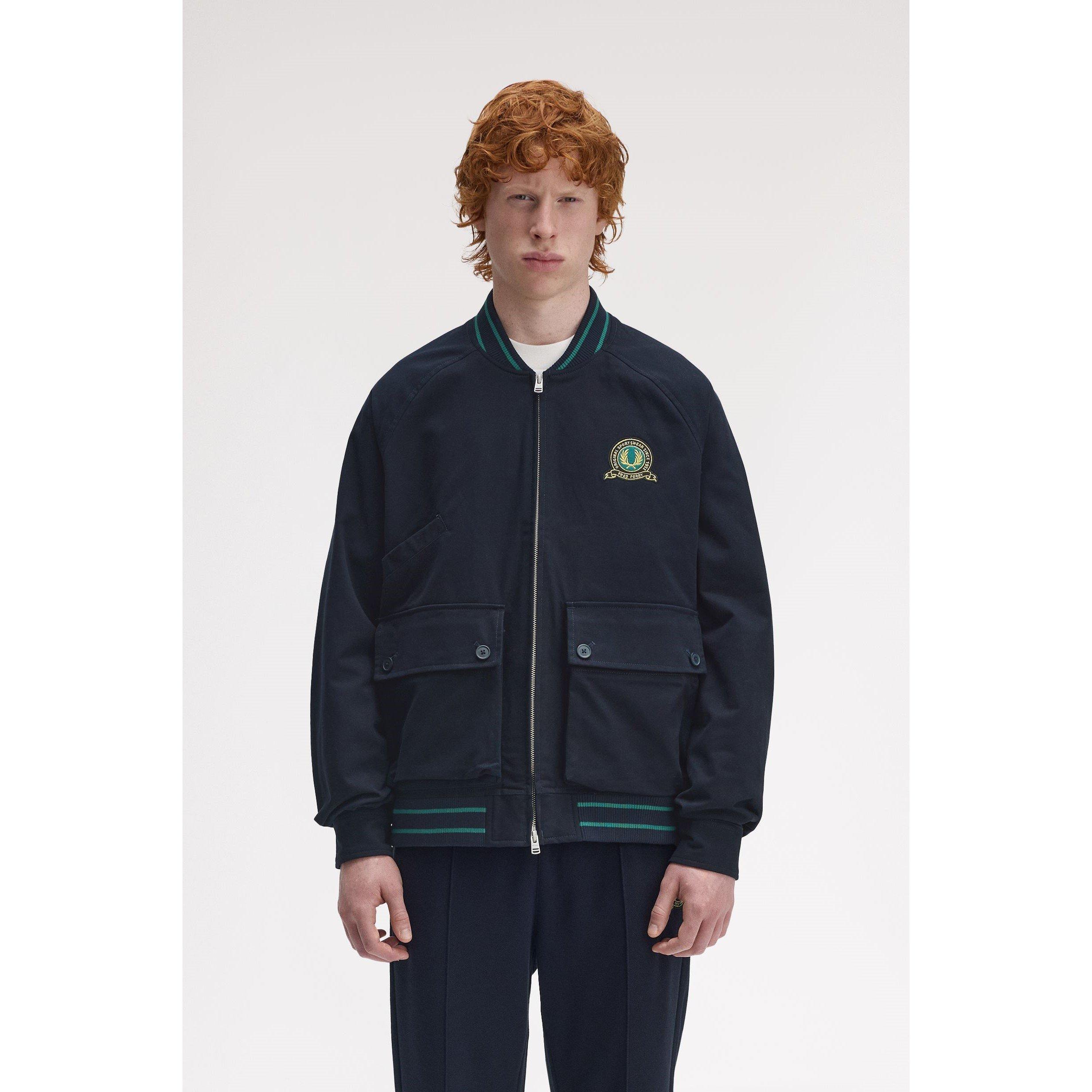 Laurel Emblem Bomber Jacket