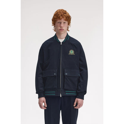 Laurel Emblem Bomber Jacket
