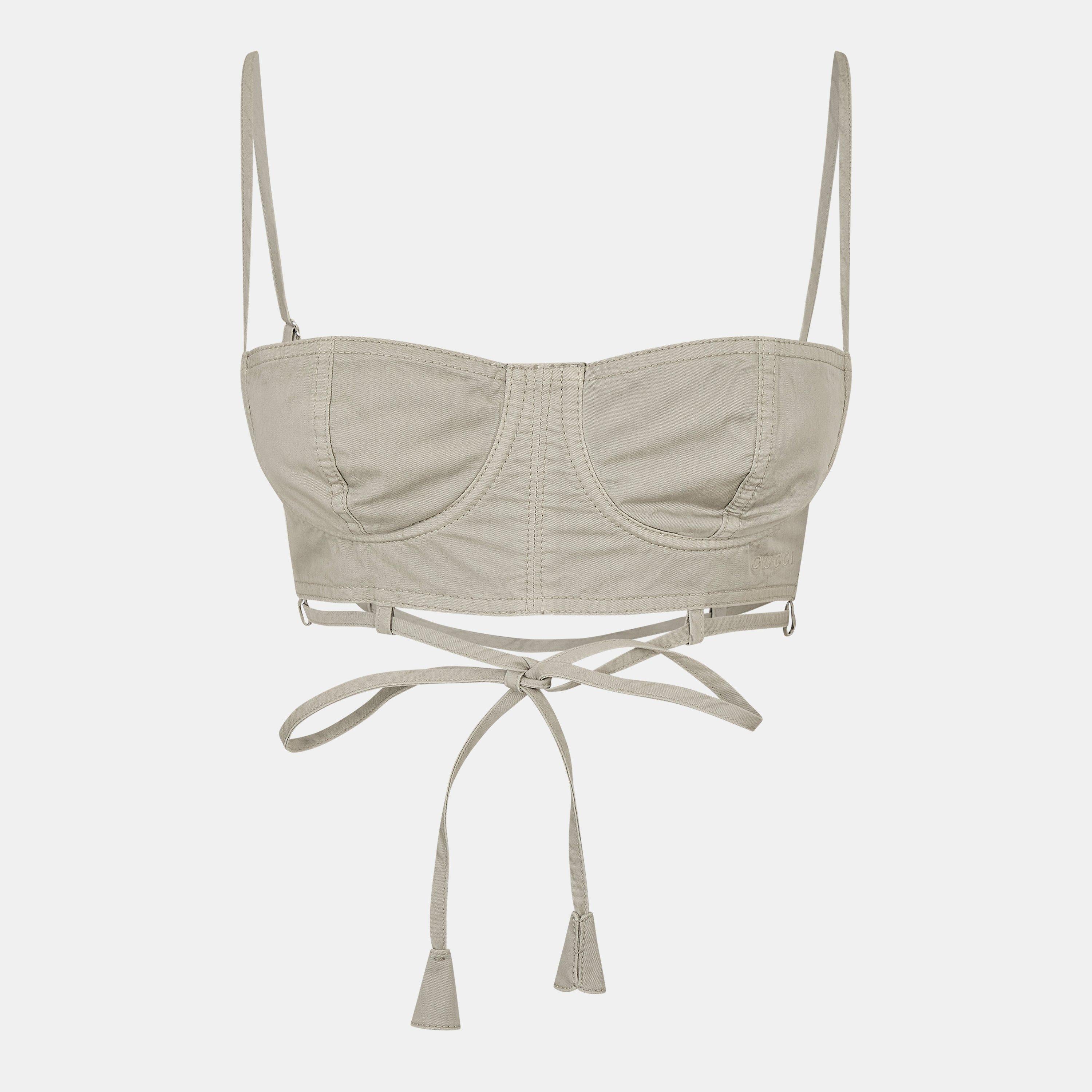 Twill Top With Tie Detailing