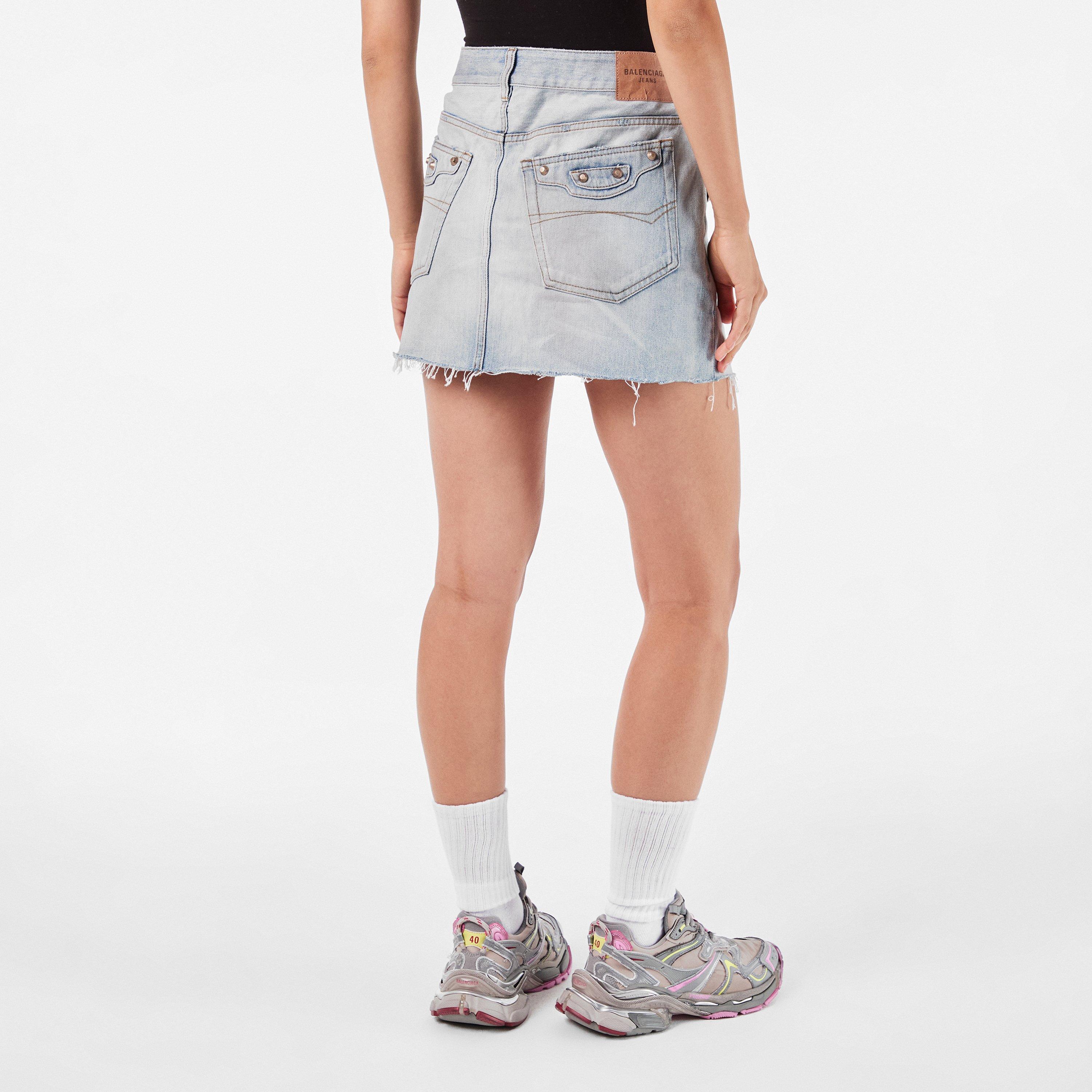 Bal City Mini Denim Skirt