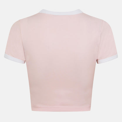 Mushroom Fitted Baby Tee
