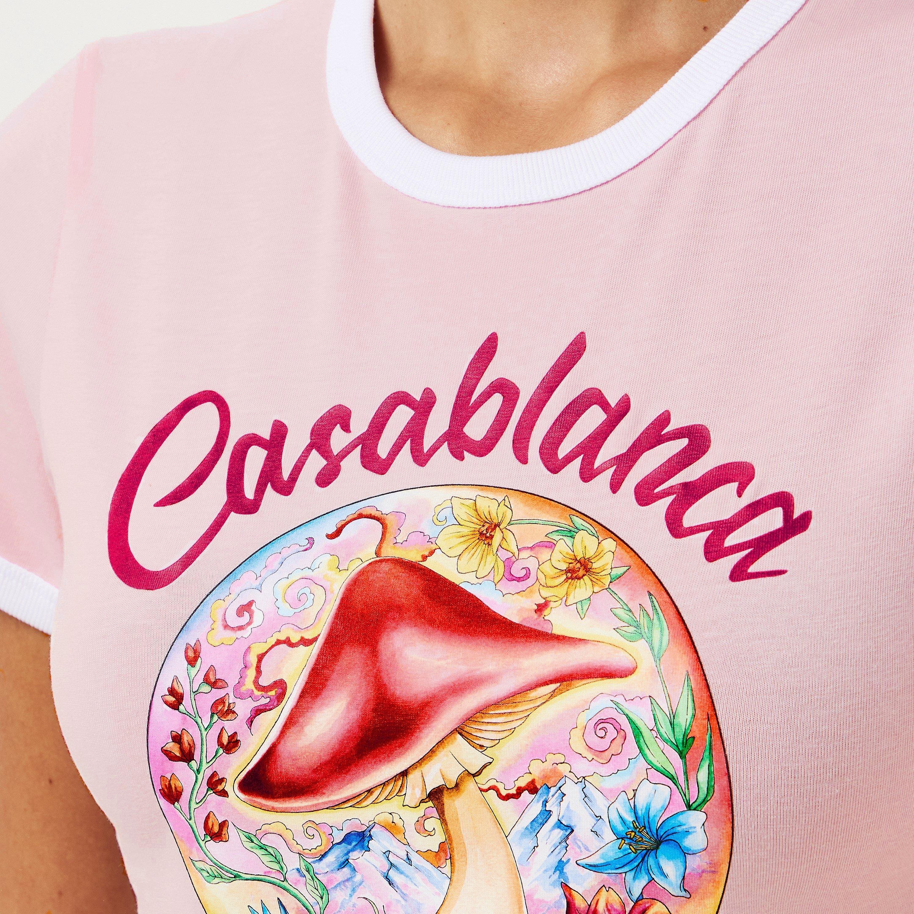 Mushroom Fitted Baby Tee