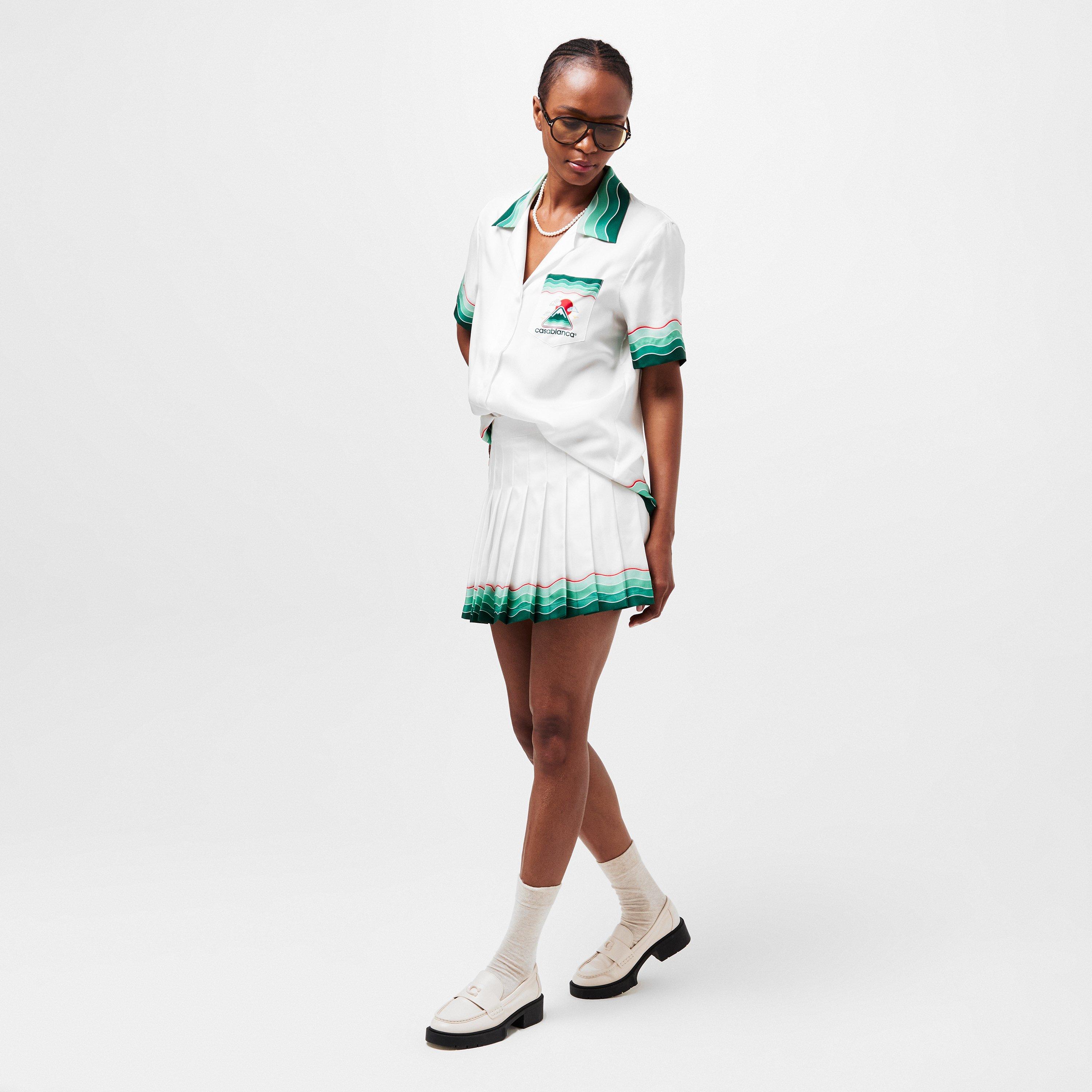 Pleat Pleated Mini Skirt