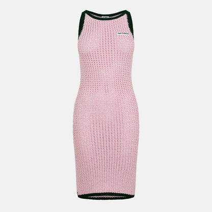 Mouline Structured Mini Dress