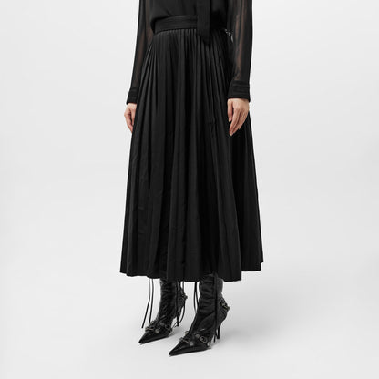 Creased Pleated Skirt