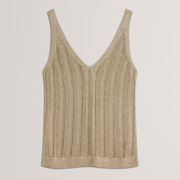 Ted Baker V Neck Knitted Tank Top