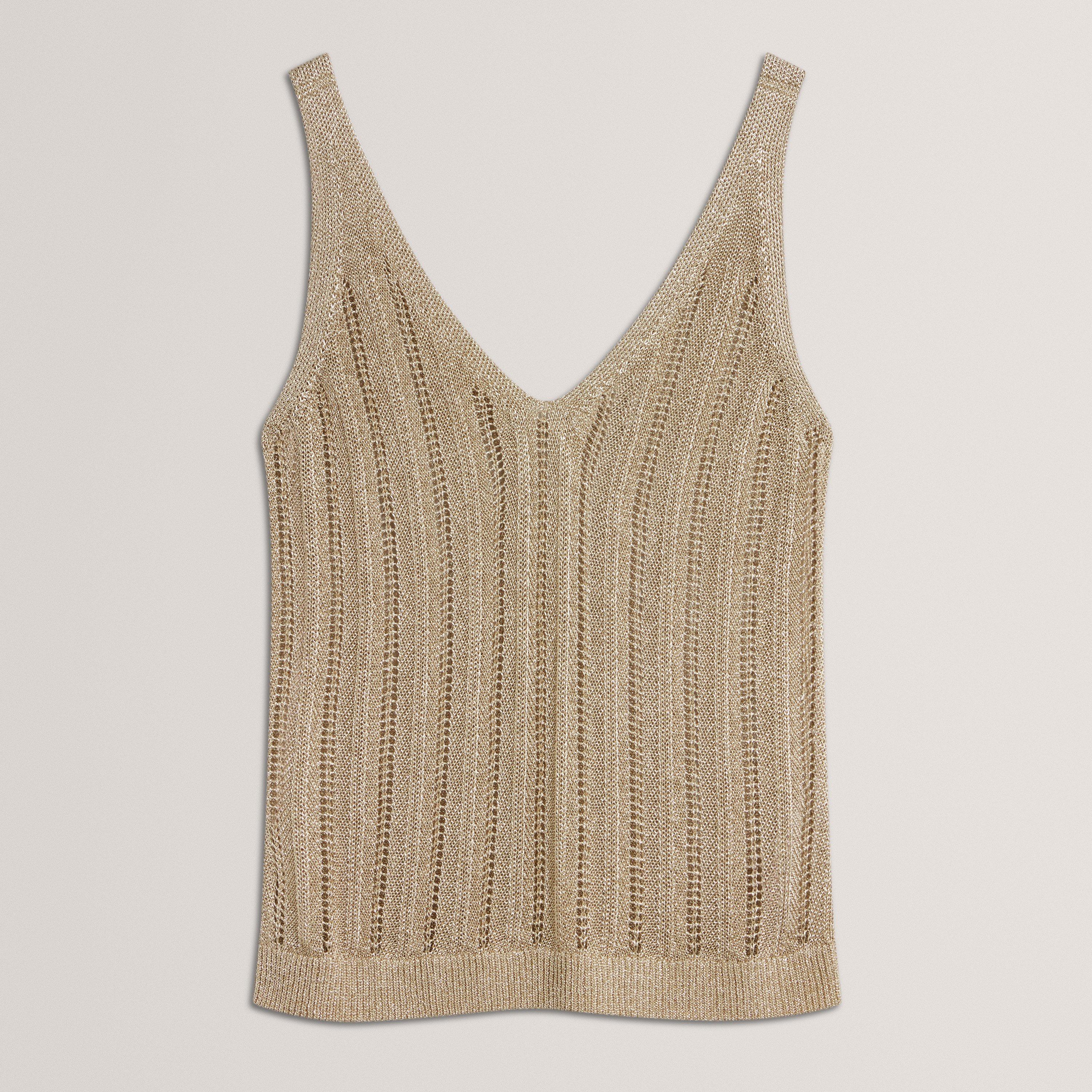 Ted Baker V Neck Knitted Tank Top