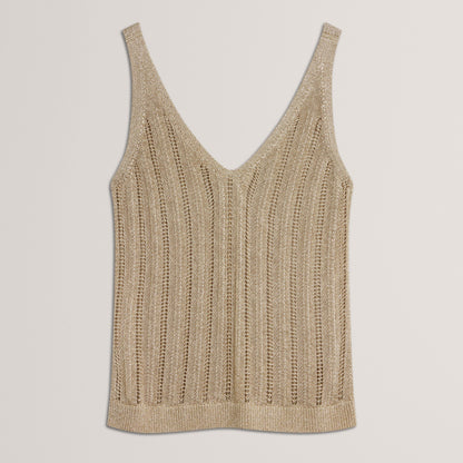 Ted Baker V Neck Knitted Tank Top