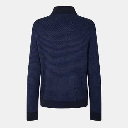 Soft-Touch Structured Fit Crew Neck Jumper
