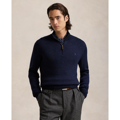 Soft-Touch Structured Fit Crew Neck Jumper