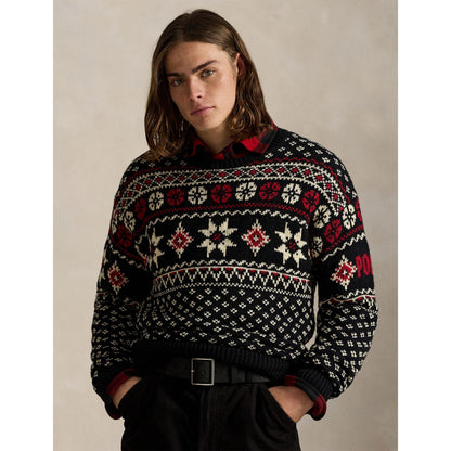 Fairisle Cashmere Crew Neck Jumper
