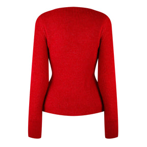 La Maille Pau Asymmetric Cardigan