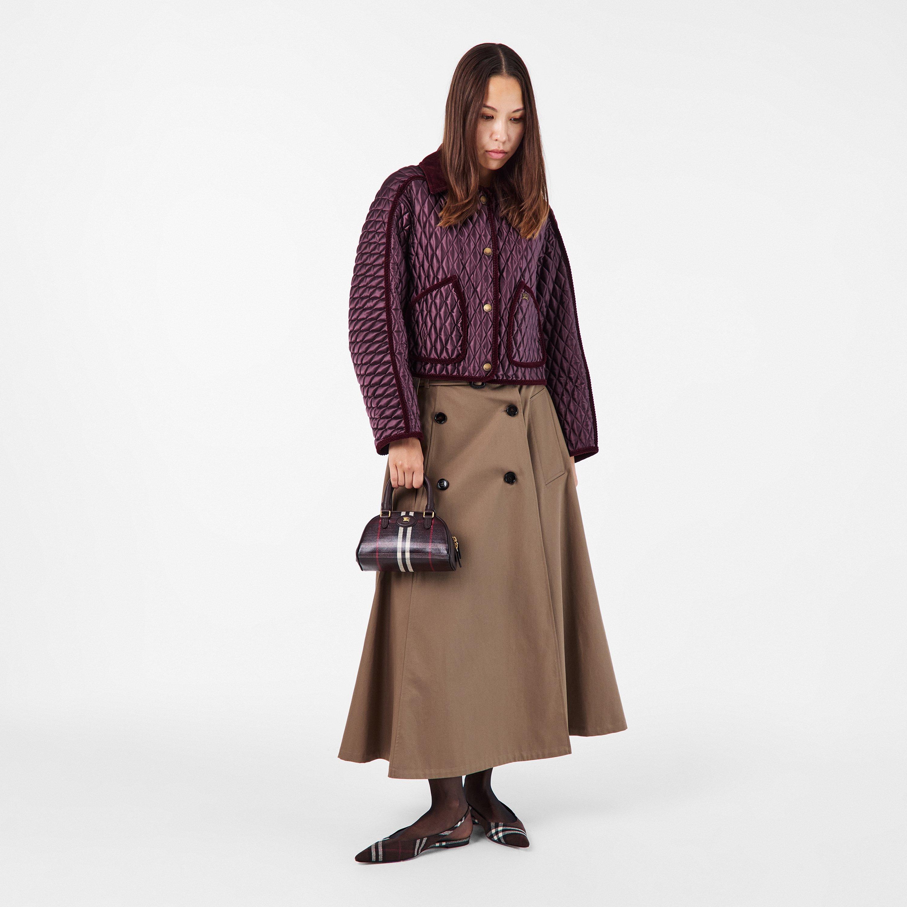 Brenda High Waisted Flared Skirt