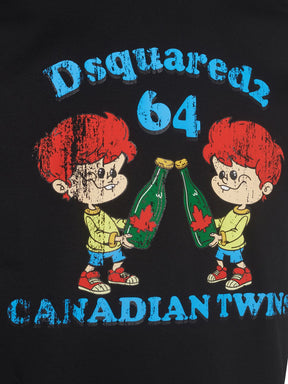 Dsquared2 Canadian Twins printed cotton t-shirt