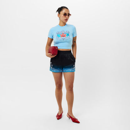 Blade Fitted Cropped Baby Tee