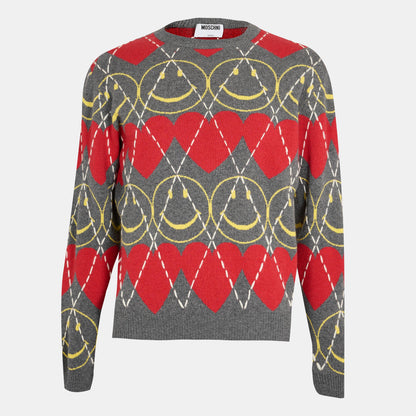 Men's Smile Crew Neck Jumper