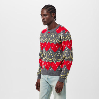 Men's Smile Crew Neck Jumper