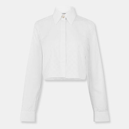 Mono Long Sleeve Patterned Shirt