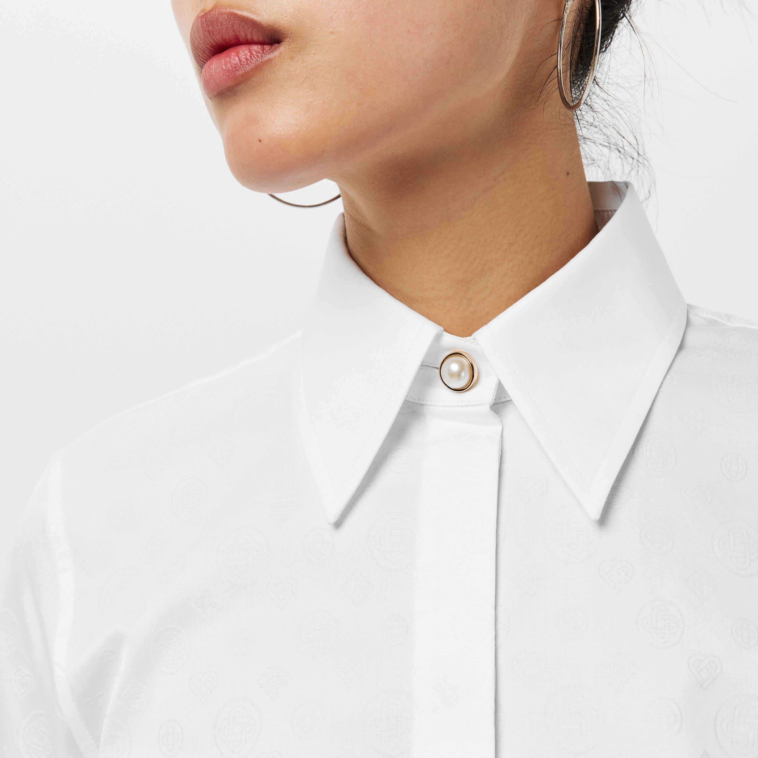 Mono Long Sleeve Patterned Shirt