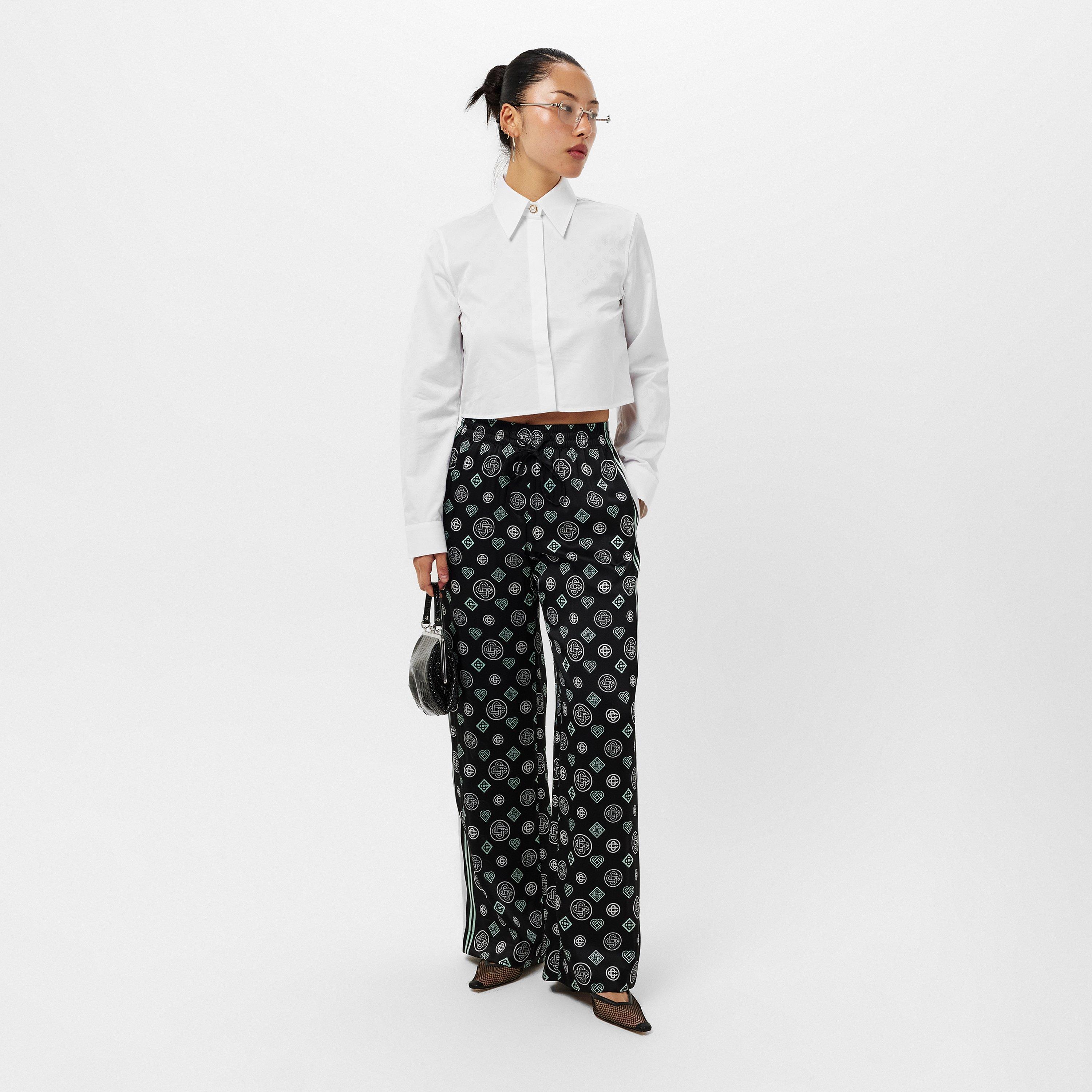 Mono Long Sleeve Patterned Shirt