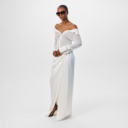 Silk Maxi Skirt