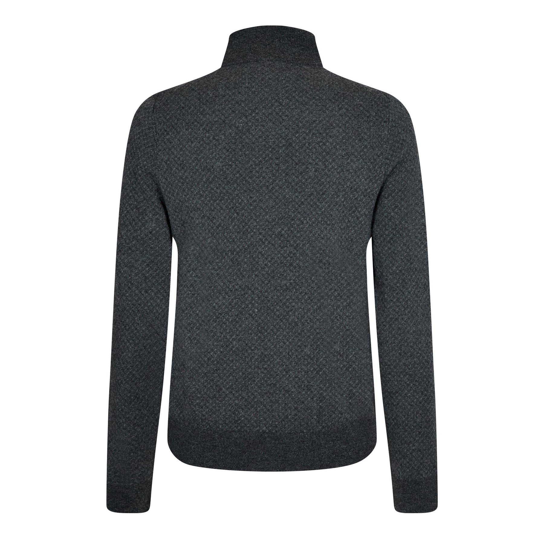 Quarter-Zip Knitted Cotton Sweater
