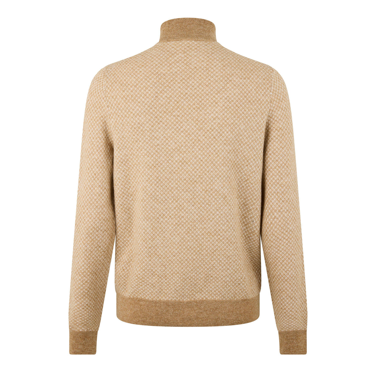 Men's HEltorino Quarter-Zip Knitted Cotton Sweater