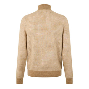 Men's HEltorino Quarter-Zip Knitted Cotton Sweater