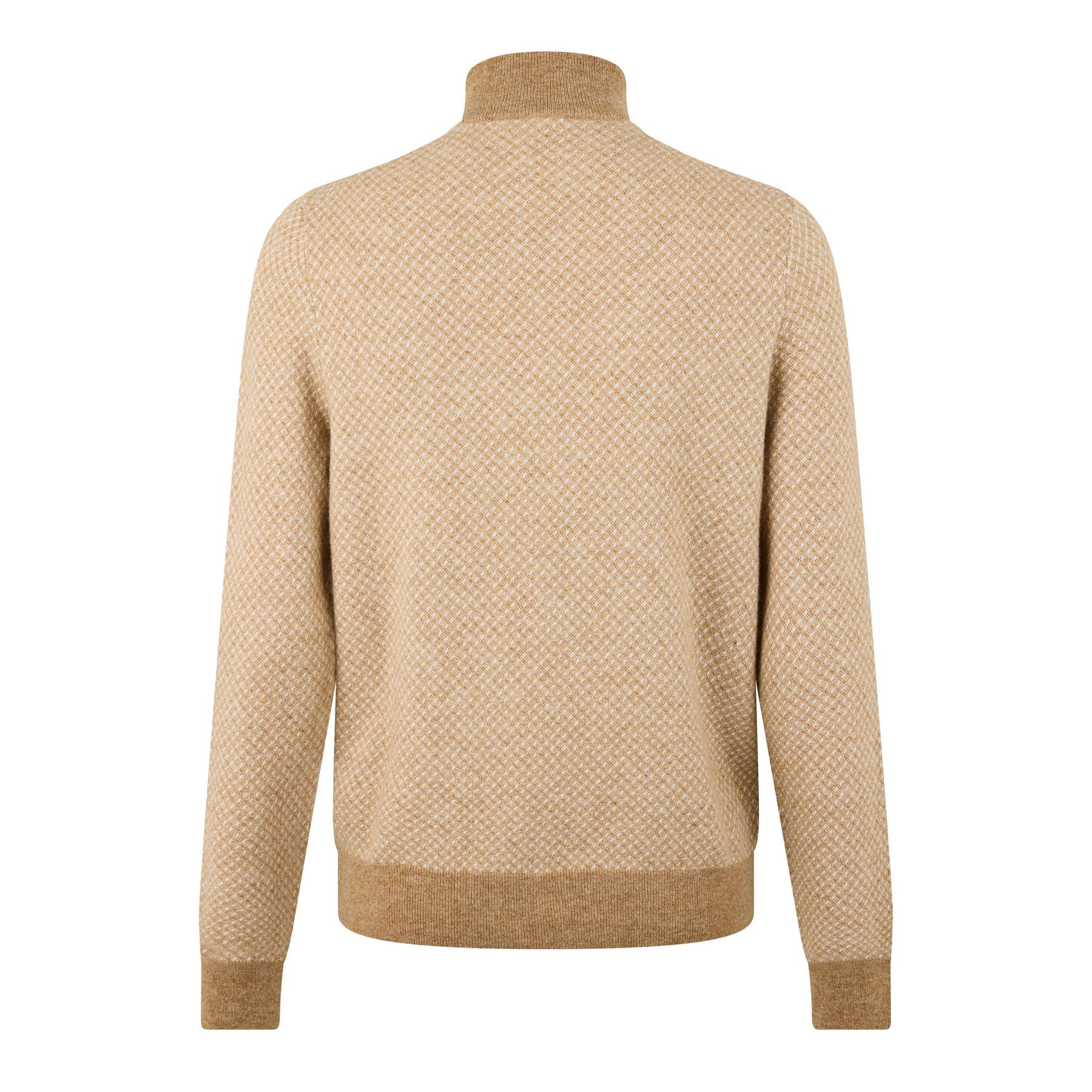 Quarter-Zip Knitted Cotton Sweater