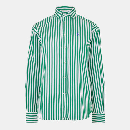 Women's Stripe Long-Sleeve Patterned Shirt