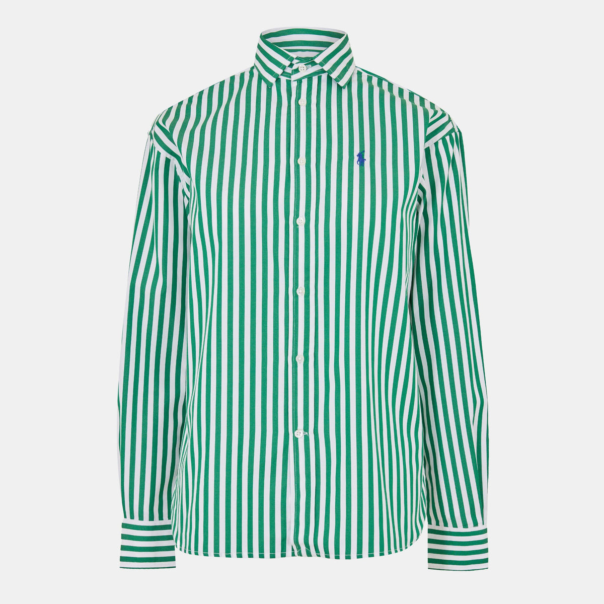 Women's Stripe Long-Sleeve Patterned Shirt