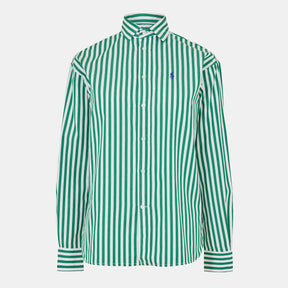 Women's Stripe Long-Sleeve Patterned Shirt