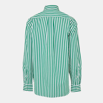Women's Stripe Long-Sleeve Patterned Shirt