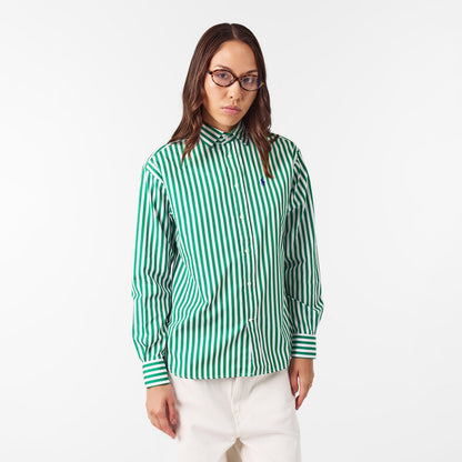 Women's Stripe Long-Sleeve Patterned Shirt
