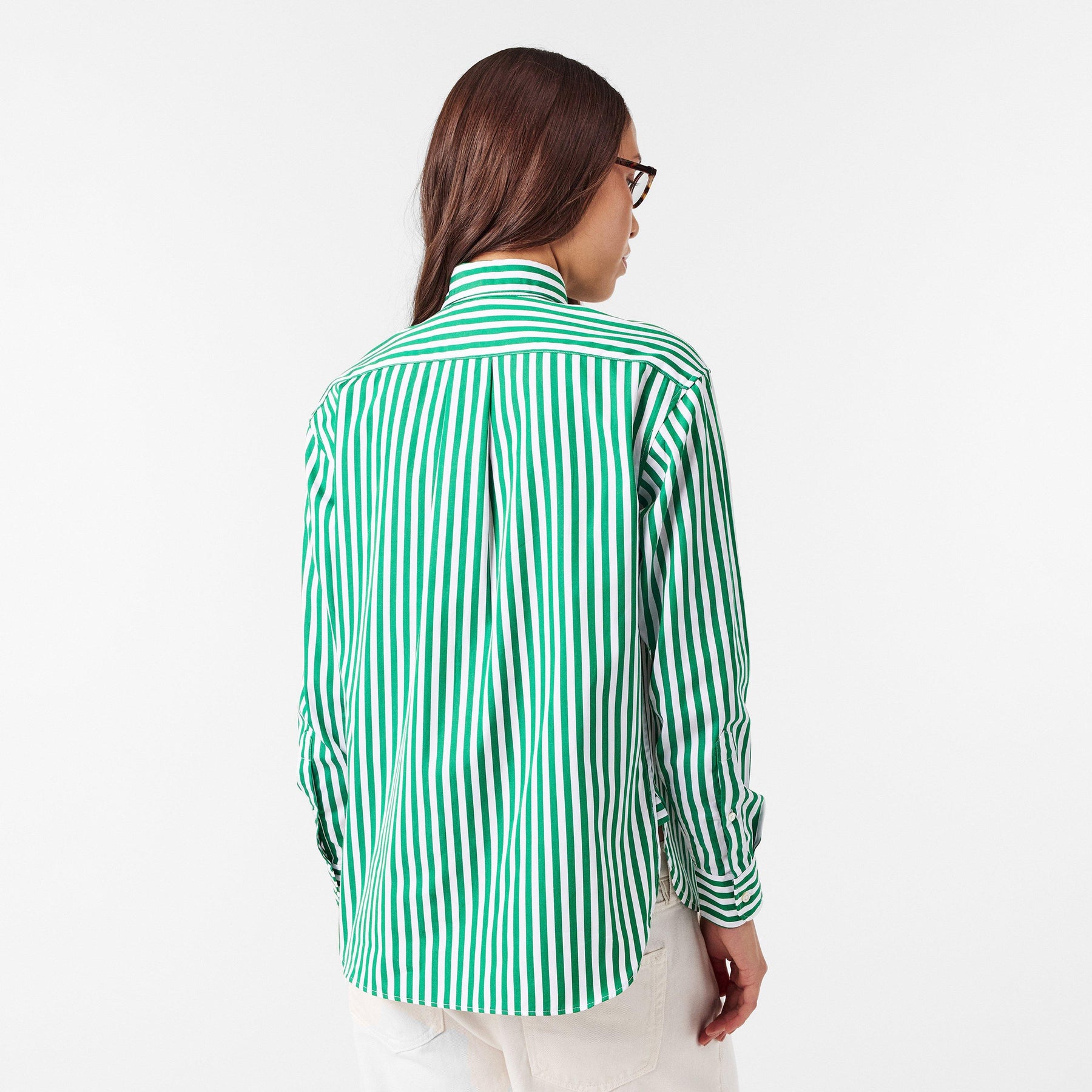 Women's Stripe Long-Sleeve Patterned Shirt