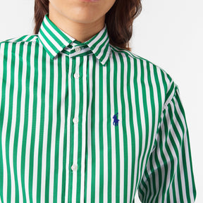 Women's Stripe Long-Sleeve Patterned Shirt