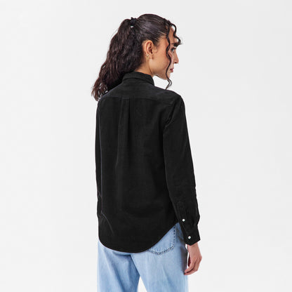 Women's Cord Long-Sleeve Plain Shirt