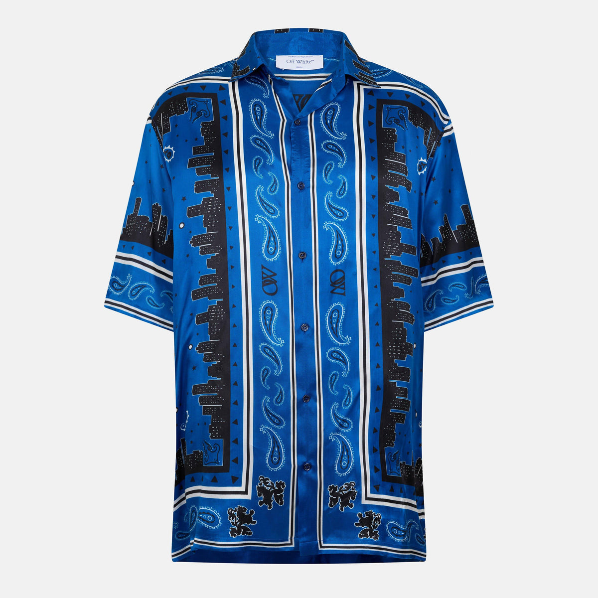 Men's Bandana Bowling Shirt