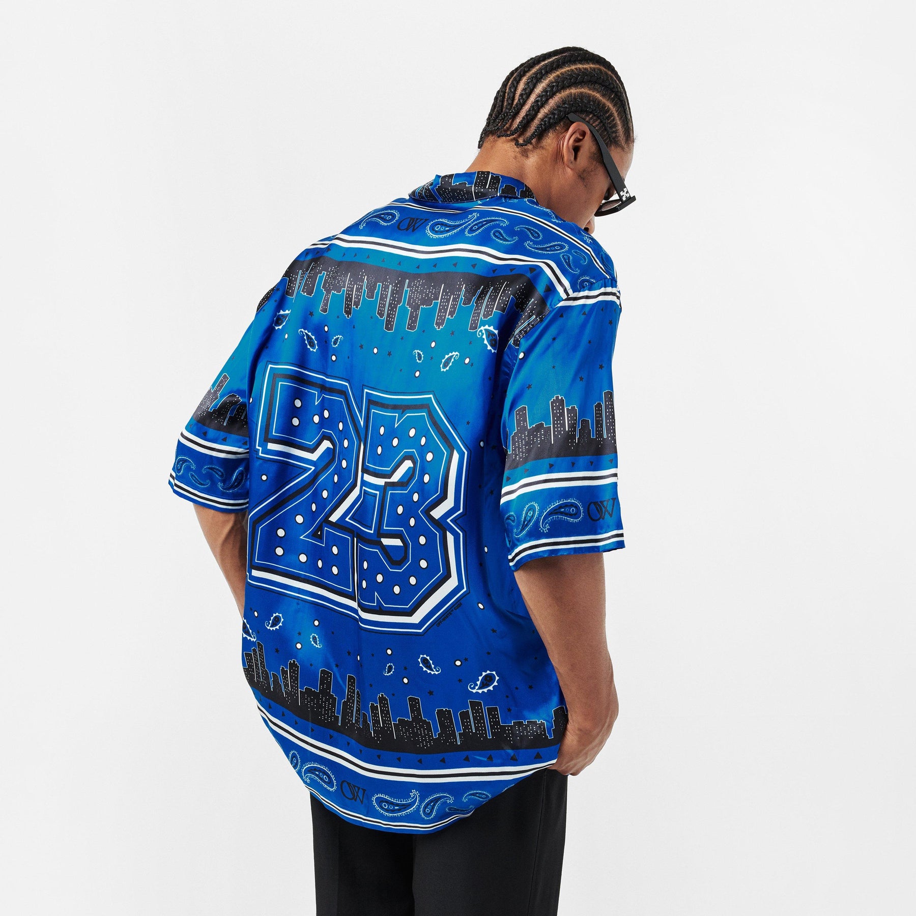 Men's Bandana Bowling Shirt