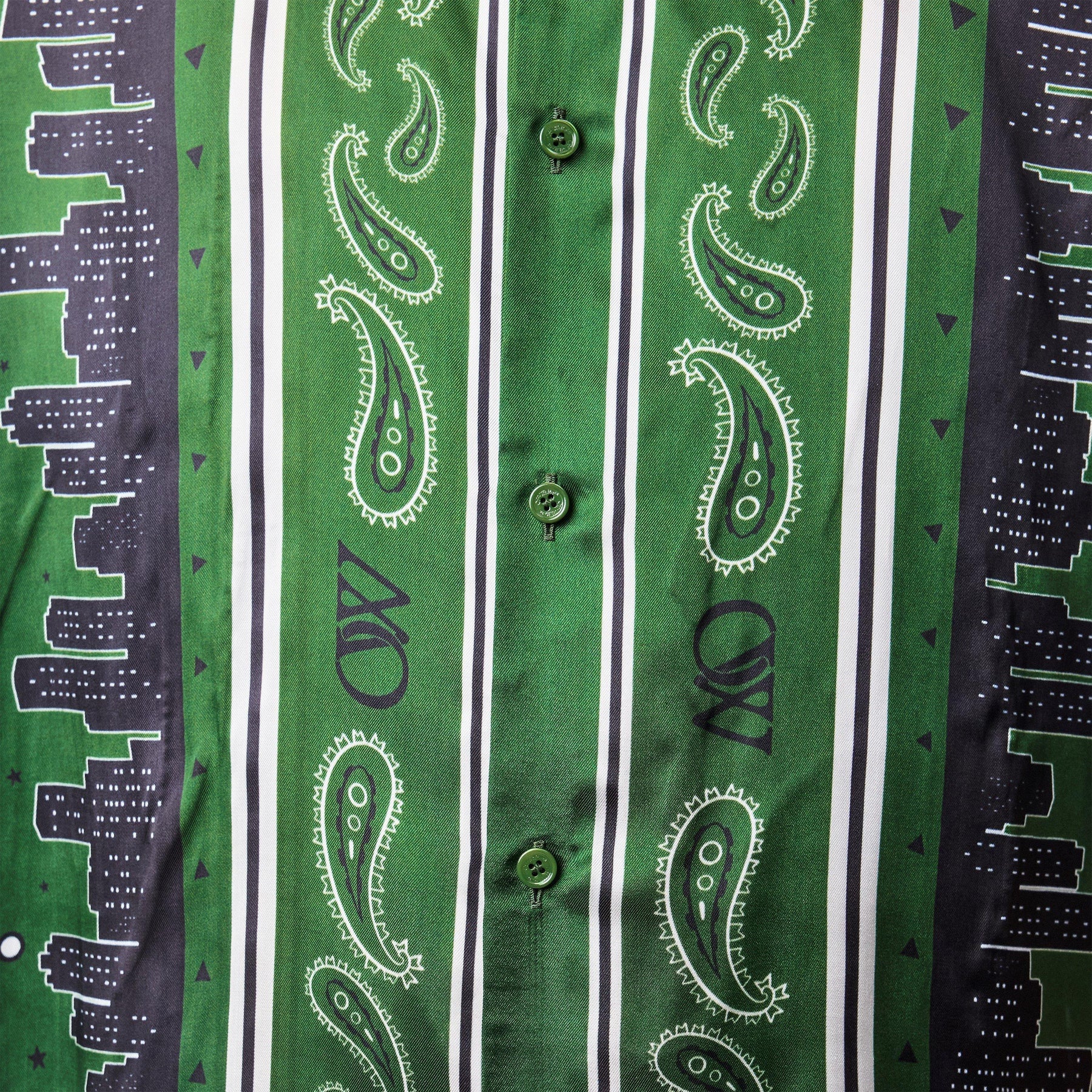 Men's Bandana Bowling Shirt