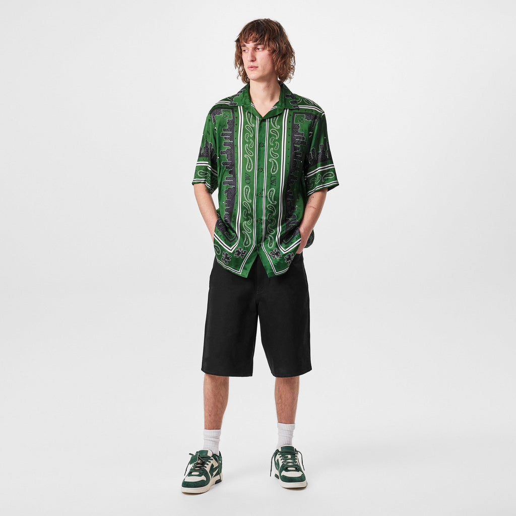 Men's Bandana Bowling Shirt