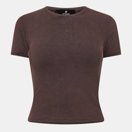 Cropped Slim Fit Baby Tee