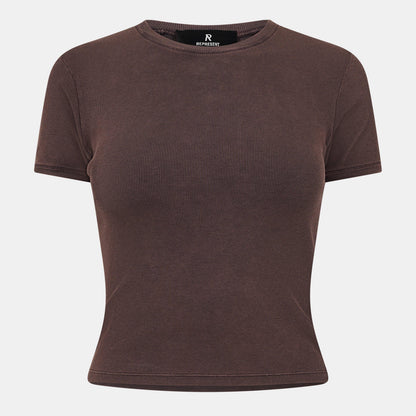 Cropped Slim Fit Baby Tee