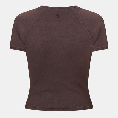 Cropped Slim Fit Baby Tee