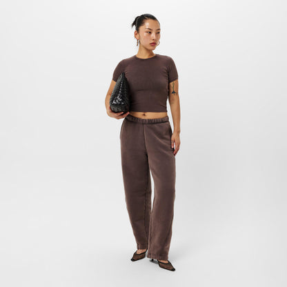 Cropped Slim Fit Baby Tee