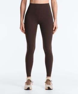 High-rise Compressive core-control ankle-length leggings