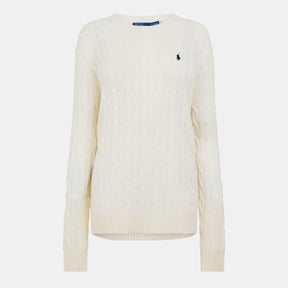 Women's Cable Crew Neck Jumper